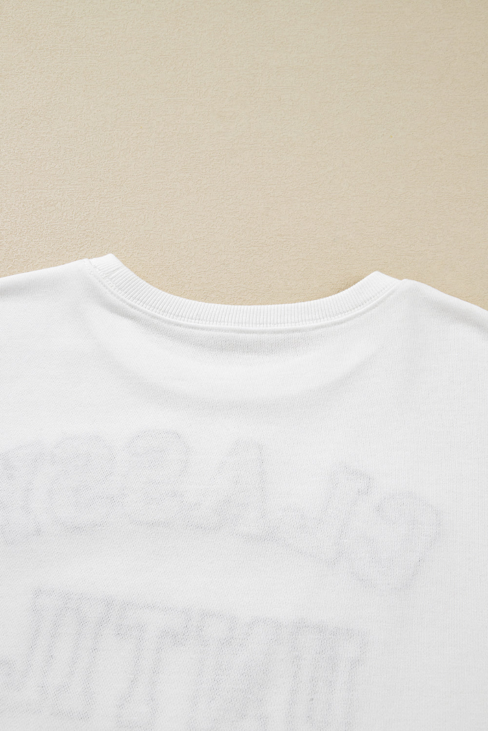 White CLASSY UNTIL KICKOFF Letter Graphic Loose Sweatshirt