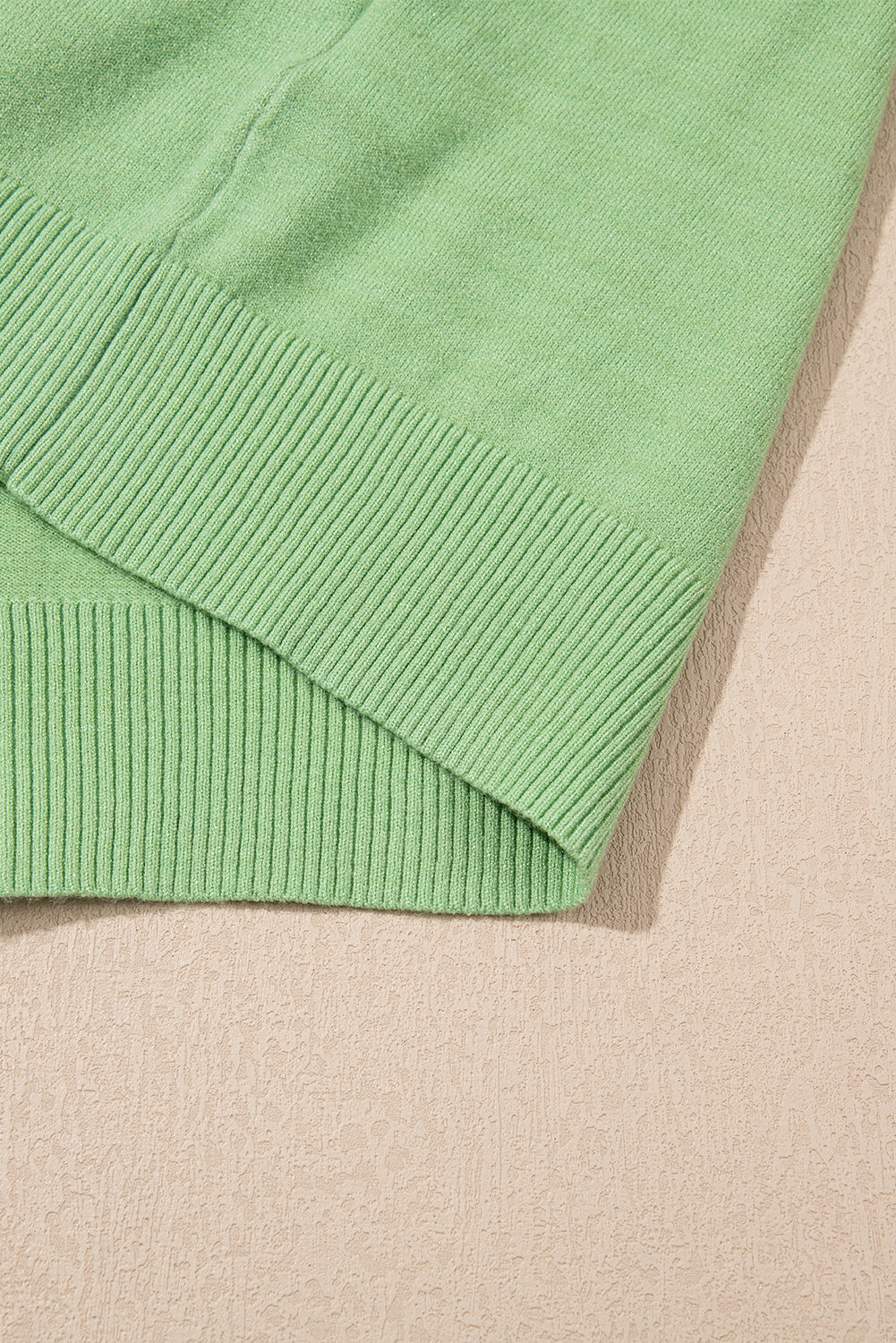 Green Holiday Jacquard Pattern Short Sleeve Cardigan